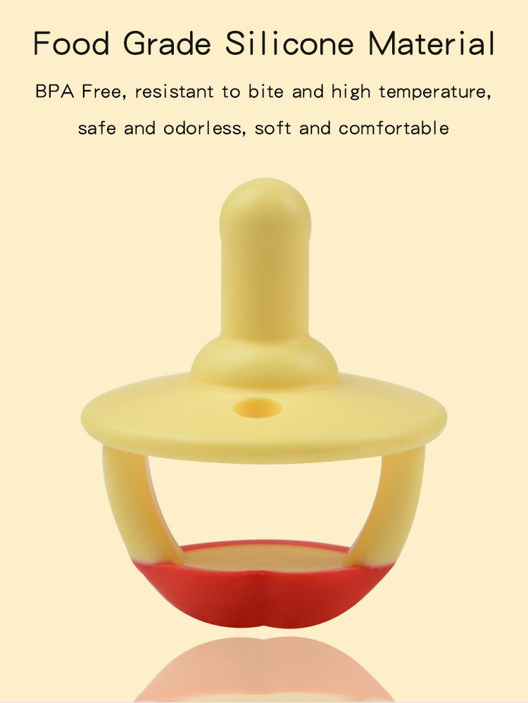 TYRY.HU Baby Newborn Soft Food Silicone Nipple Infant Safe Circle Type Nipples Toddler Pacifier Kids Teether Toy For Boy Girls
