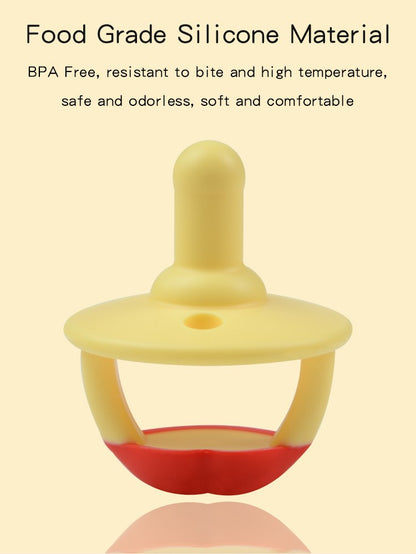 TYRY.HU Baby Newborn Soft Food Silicone Nipple Infant Safe Circle Type Nipples Toddler Pacifier Kids Teether Toy For Boy Girls