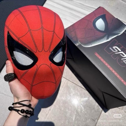 Promoção Máscara Capacete Homem-Aranha Espetacular da Marvel Colecionável Cosplay com Olhos Luminosos e Controle de Anel Elétrico