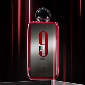 Afnan 9 PM Rebel Unisex Eau De Parfum for Men Eau De Parfum Attract Women Long Lasting Fragrance Male Charm Pheromones Perfume