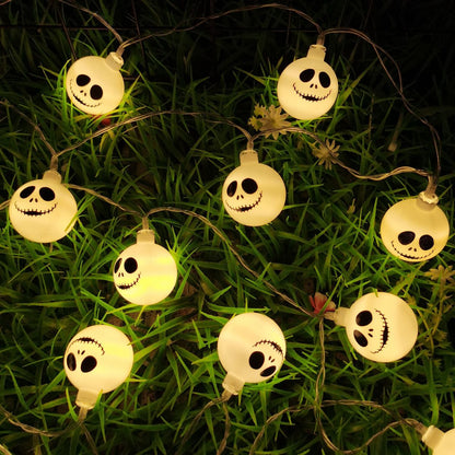 2025 Halloween Grimace String Lights Indoor Battery/Usb Operated Hanging Lamp For Home Decor Christmas Festival Light 302