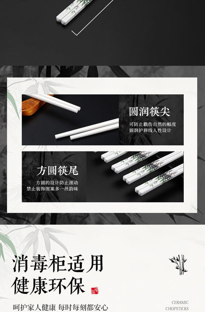 Hashi Doméstico de Alta Qualidade, Antibacteriano, Anti-Mofo, Antiderrapante, Resistente ao Calor