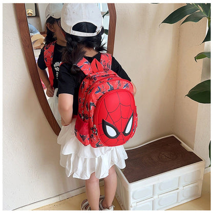 Mochila Infantil Escolar Homem-Aranha da Marvel, Bonita, Leve, Ergonômica, para Meninos e Meninas do Jardim de Infância