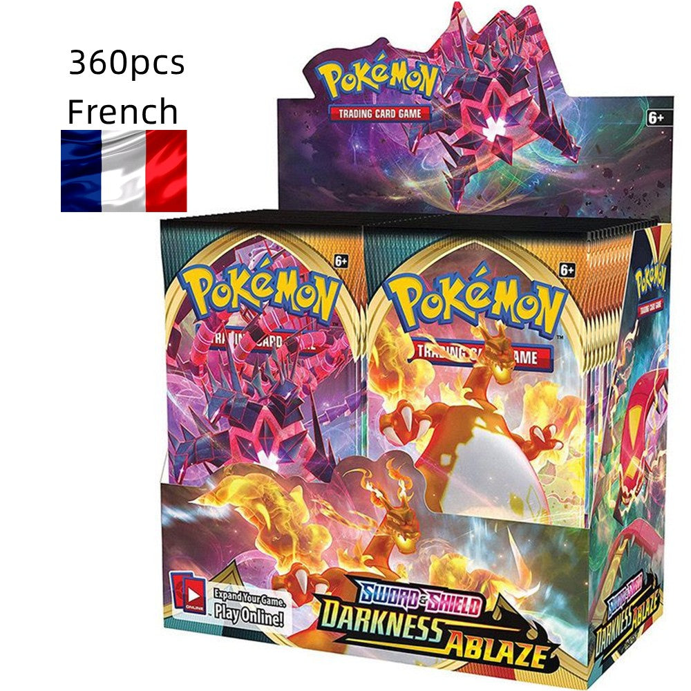 360Pcs French Pokémon TCG: Scarlet & Violet Etsncelles  Astral Radiance Obsidian Flames Booster Box Pokemon Cards 36 Pack Box.