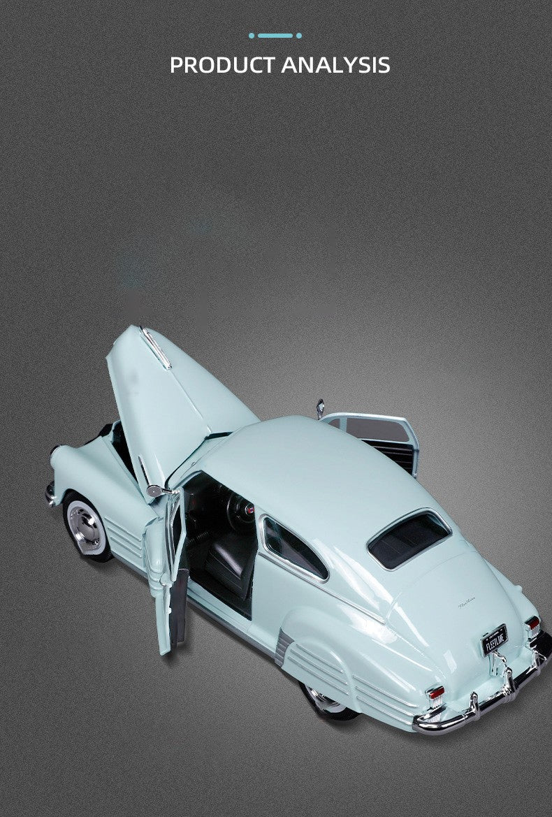 Maisto 1:24 Chevrolet Fleetline Aerosedan 1948 Carro de Liga Leve Diecasts Veículos de Brinquedo Carro Modelo em Miniatura em Escala Para Crianças