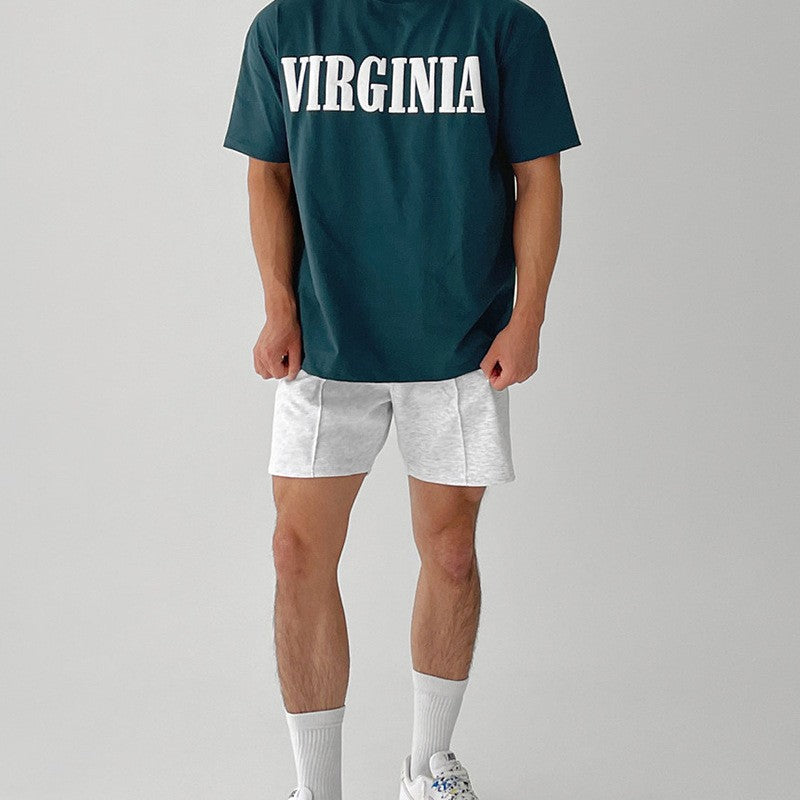 Korean Version of Fitness Sports Cotton Shorts Men's Casual Outdoor Versatile Hip-hop Stretch Breathable Five-point Pants