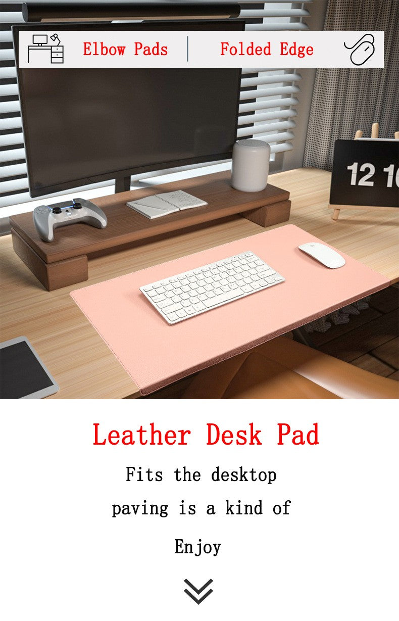 Folding Elbow Guard Wrist Guard PU Office Desk Mat Big Mouse Pad Laptop Computer Desk Pad Gaming Mousepad Table Mat Cushion