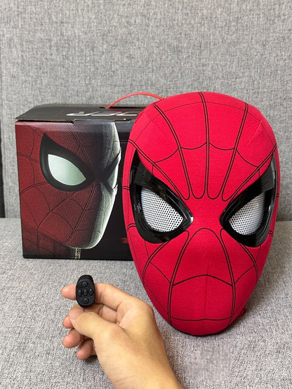 Nova Máscara do Homem-Aranha: Sem Volta Para Casa Capacete de Luxo Recarregável Olhos Remotos Móveis Máscara Decoração de Cosplay Brinquedos de Presente