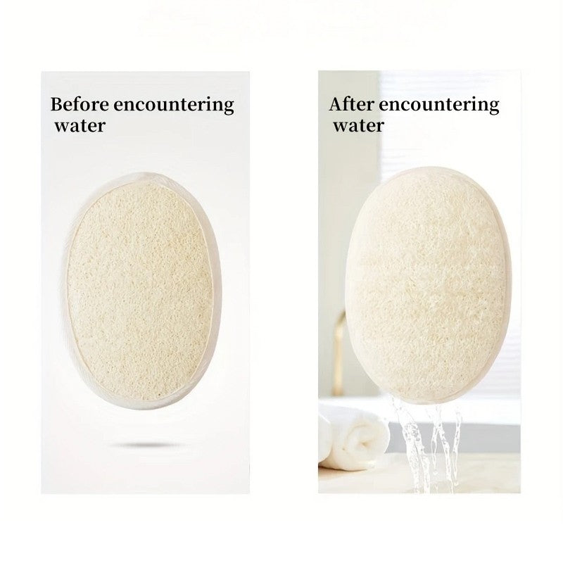 Natural Loofah Body Scrubber Bath Exfoliating Sponge Soft Shower Brushes Clearner Pad Exfoliator Shower Puff Body Skin Care Tool