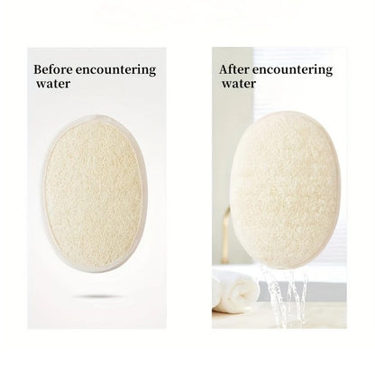Natural Loofah Body Scrubber Bath Exfoliating Sponge Soft Shower Brushes Clearner Pad Exfoliator Shower Puff Body Skin Care Tool