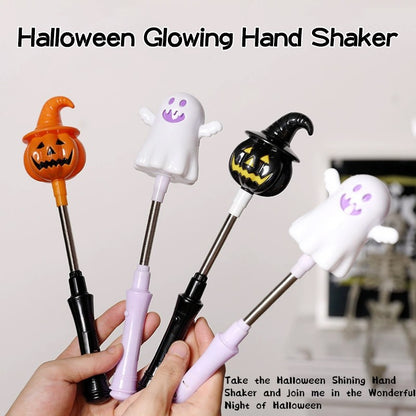 Halloween Pumpkin Hand Shaker Halloween Party Favor Gifts Halloween Glowing Hand Shaker Decor Mexico Day of The Dead Party Gifts