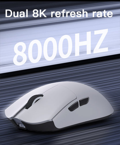 Darmoshark M3 V2 Gaming Mouse Double 8K Wireless Tri Mode 26KDPI PAW3395 Sensor Big Hand Game Macro Mouse For Computer Laptop PC