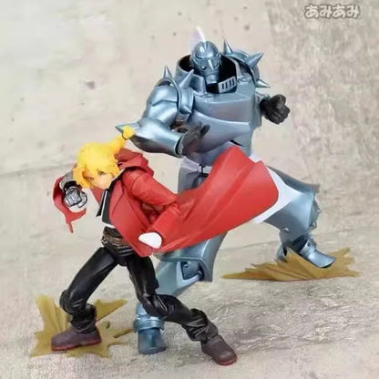 Novo Anime Fullmetal Alchemist Edward Elric Alphonse REVOLTECH YAMAGUCHI Boneco Articulado Modelo Brinquedo Presente