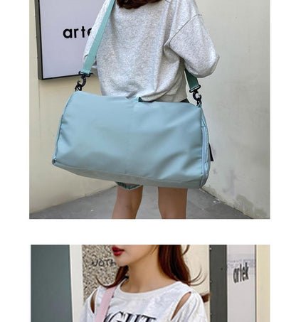 2025 New Women's Waterproof Yoga Mat Bag Fitness Pilates Portable Shoulder Bag with Shoe Compartment Dry and Wet Storage Bag