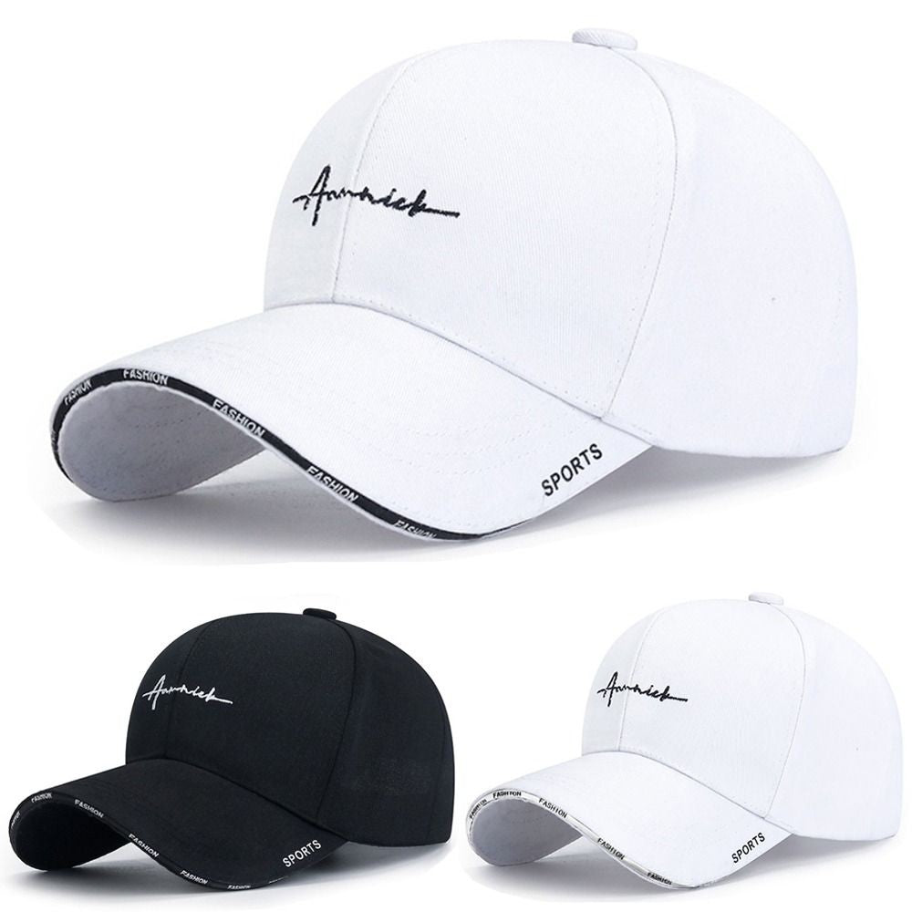 Summer Sunscreen Adjustable Sun Hats Cotton Solid Color Baseball Cap Sunscreen Hat Women