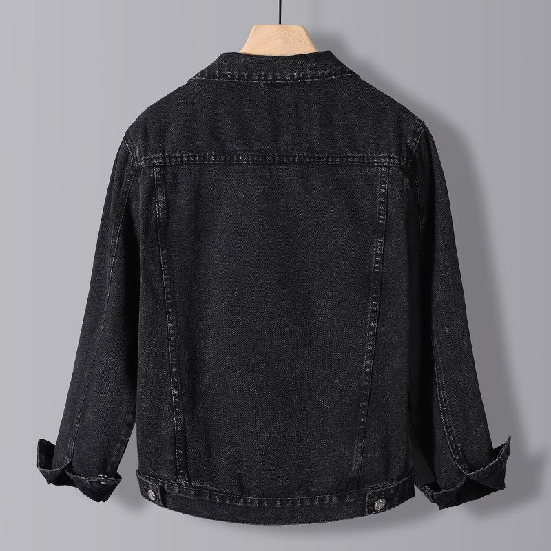 Men's new spring autumn denim jacket men's jacket slim fashion casual best denim jacket large casual jacket M-5XL