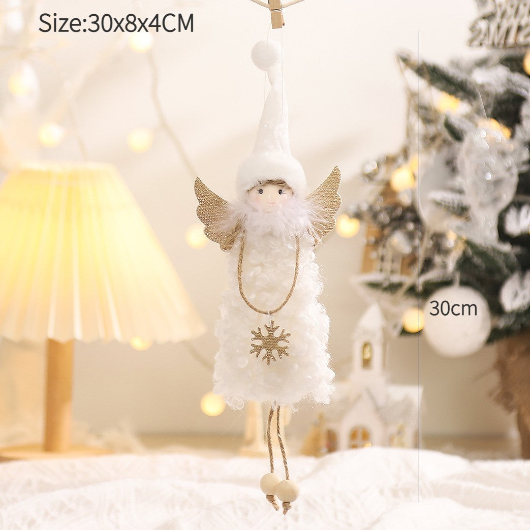 New Year 2024 Christmas Angel Dolls Xmas Tree Pendant Ornaments Navidad 2022 Christmas Decoration for Home Natal Gifts Noel Deco