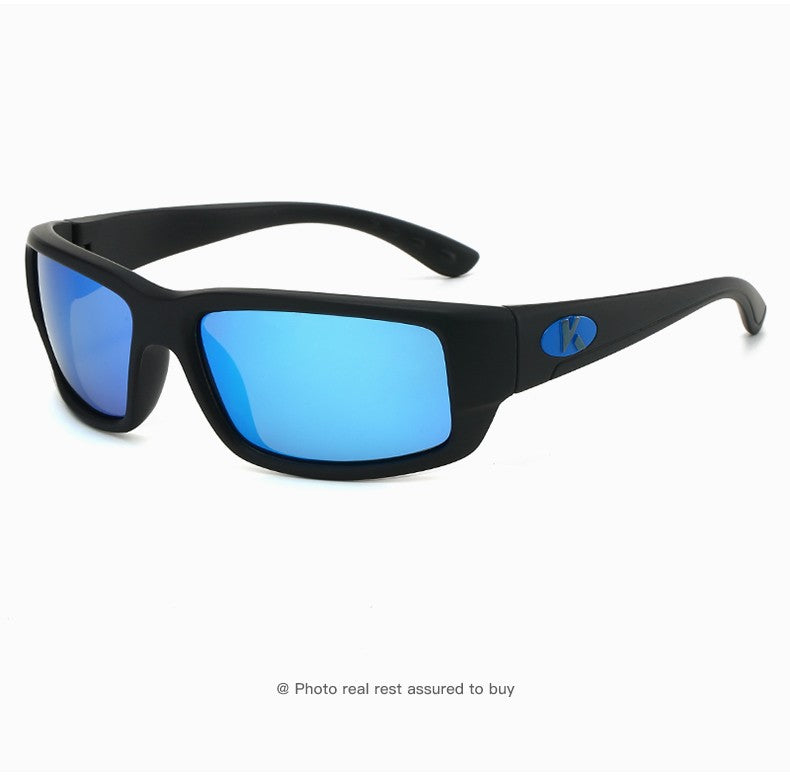 Óculos de Sol Polarizados KAROS Masculinos Leves para Esportes ao Ar Livre Dirigir Óculos de Sol Masculinos Lente em PC Armação UV400