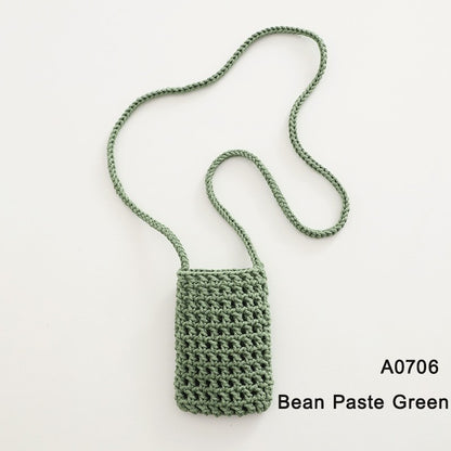 Handmade Crossbody Phone Purse - Openwork Shell Design Tote, Handmade Crossbody Phone Purse,Crochet Beach Bag