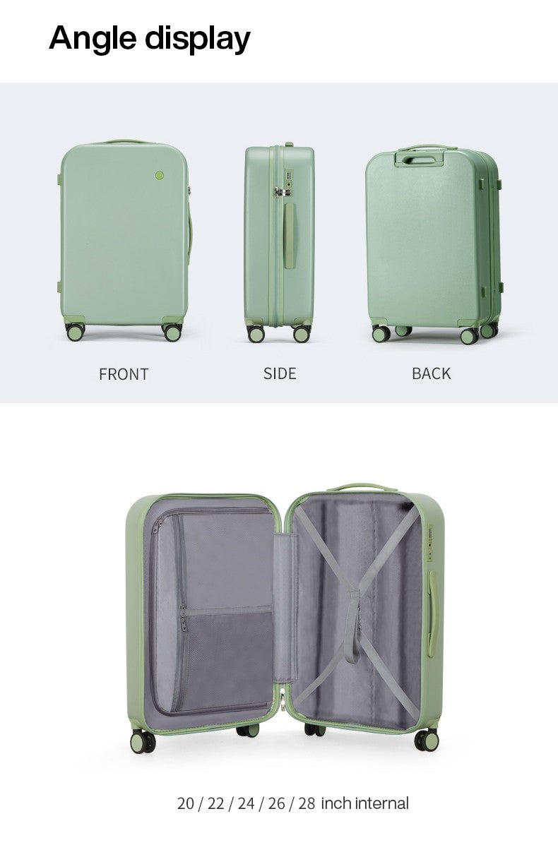 Mixi Puristic Design Travel Luggage Rolling Wheel Hardside Women Suitcase Men Trolley Case 16 20 Carry On/Big 22 24 26 28 Inch
