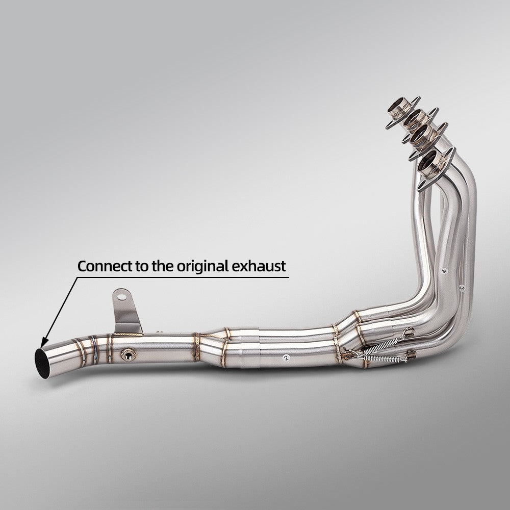 For Z900 Ninja 900 (2025-2026 Z900-SEstainless steel 2 oxygen sensor front exhaust, connected to the original car exhaust system