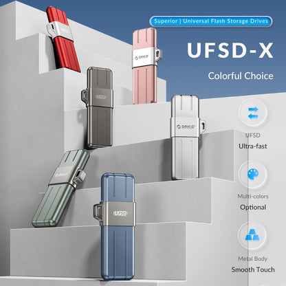 ORICO All Metal 512GB USB Flash Drive 411MB/S Pen Drives 256GB 128GB 64GB USB Stick Type C Pendrives Memory Stick U Disk