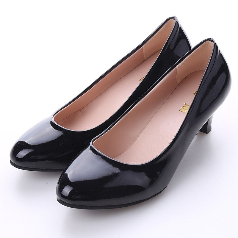 Sapatos Femininos Scarpin Salto Médio Nude Sexy Salto Alto Sapatos de Casamento Feminino Sapatos de Trabalho de Escritório Scarpin Branco Sapatos de Festa