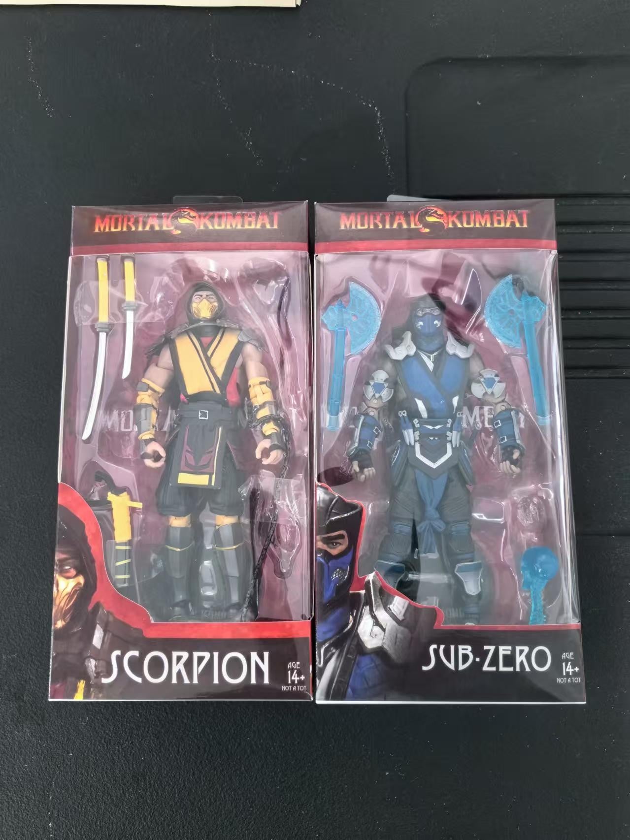 Mortal Kombat Spawn Sub-Zero Scorpion Bonecos de Ação Articulados 17cm
