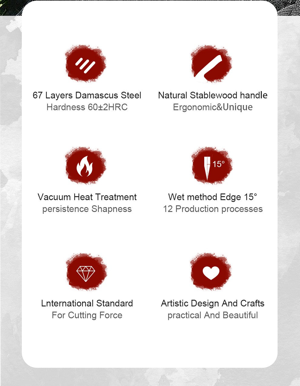 1-4 PCS Kitchen Knife set VG10 Damascus Steel Japanese chef Knife Santoku Knife Nakiri Knife kiritsuke knife Stable wood Handle