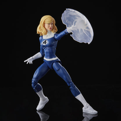 Marvel Legends Quarteto Fantástico Retro Onda O Coisa Mulher Invisível Sr. Fantástico Tocha Humana Homem Psico Boneco Articulado 6"