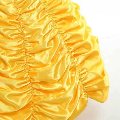 Disney Belle Princess Dress Halloween Cosplay Beauty and The Beast Costumes 2-10Y Girls Birthday Party Children Clothing Gown