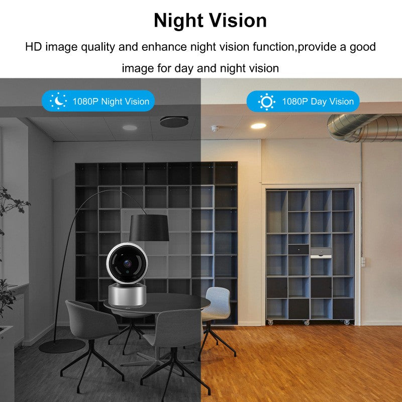 New Tuya IP Camera 5MP Wifi Video Surveillance Cameras HD Night VIsion Two Way Audio Auto Tracking Cloud Smart Home Camera