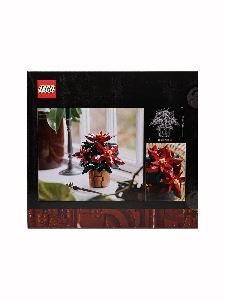 Lego Icons Series 10370 Yipin Red Bonsai Collection Blocos de Montar Brinquedo Educacional Presente