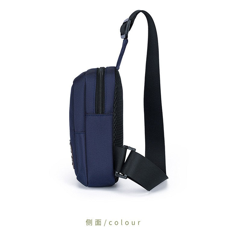 Fashionable Men's Small Shoulder Bag, High-quality and Durable Oxford Cloth Handbag, Portable Crossbody Bag, Flap Mini Waist Bag