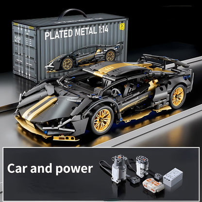 Blocos de Montar de Carro Esportivo de Corrida Técnico Maquete Técnicos para Adultos 1:14 DIY Supercarro Tijolo Quebra-Cabeça Brinquedos para Crianças e Adultos Presente?1280+peças?