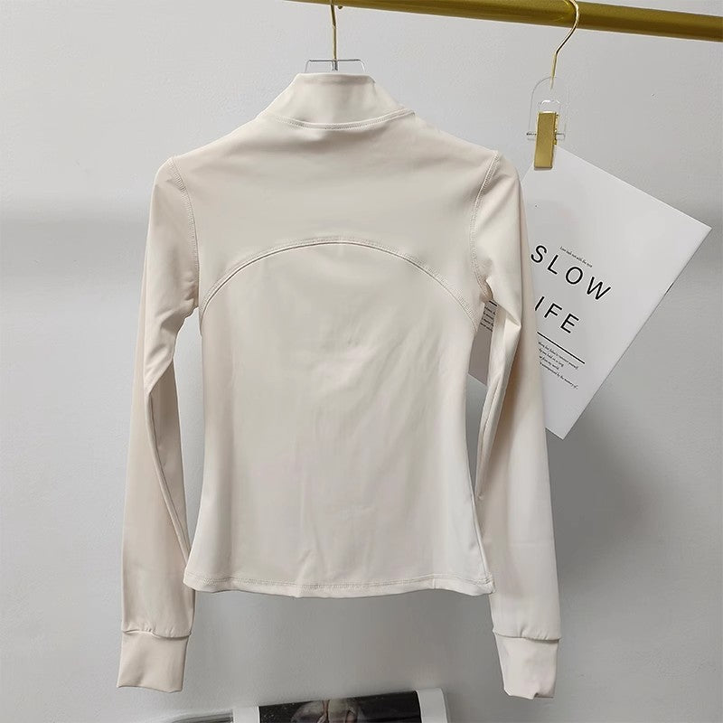 Women's Sports jackets Quick-drying Running Training Coat Fitness Top Gym Jacket Long Sleeve Sports Jacket Workout Sweatshirt