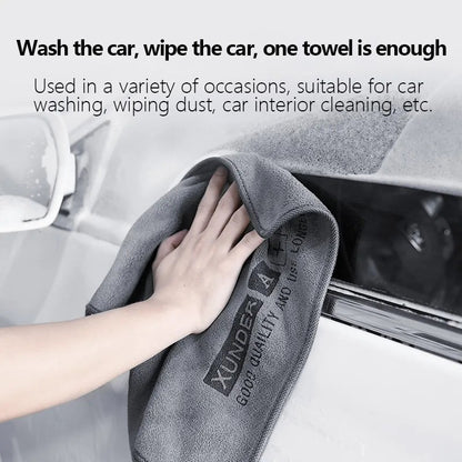 30x30/60CM Car Wash Microfiber Towel Car Cleaning Drying Cloth Hemming Car Care Cloth High-End Detailing Car Wash Towel For Auto