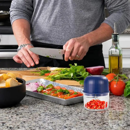 1 electric garlic puree machine 260ML garlic grinder onion chopper vegetable chili grinder household kitchen mixer