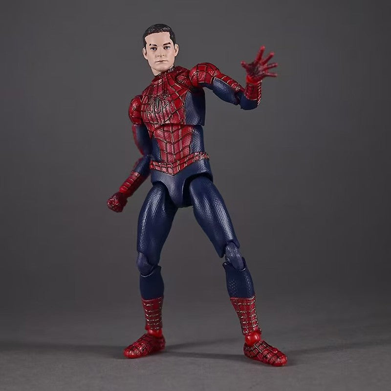 Action Figure Homem-Aranha Toby Maguire MAFEX No.241 - Modelo de Brinquedo Colecionável de Alta Qualidade com Tema Amigo da Vizinhança