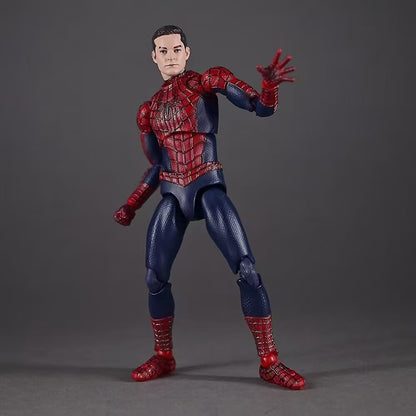 Action Figure Homem-Aranha Toby Maguire MAFEX No.241 - Modelo de Brinquedo Colecionável de Alta Qualidade com Tema Amigo da Vizinhança