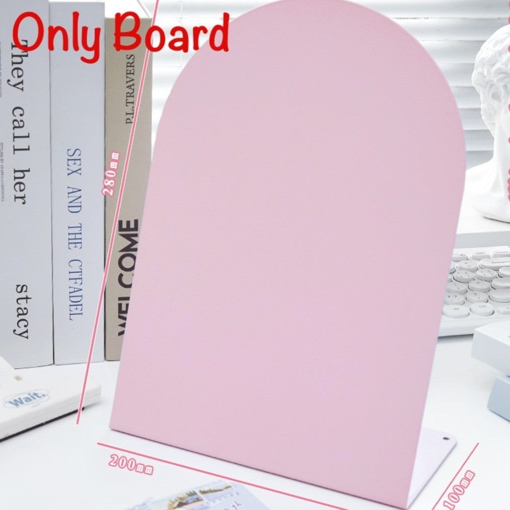Creative Large Capacity Desktop Message Board Vertical Curved Storage Board Note Board Office Home Desktop Ornament