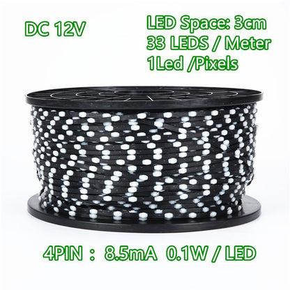 New 12V WS2815 Seed Pixel Light 4 Wires with Backup Data Wire Individually Addressable RGB Fairy Lights Ramadan Decorations 2026