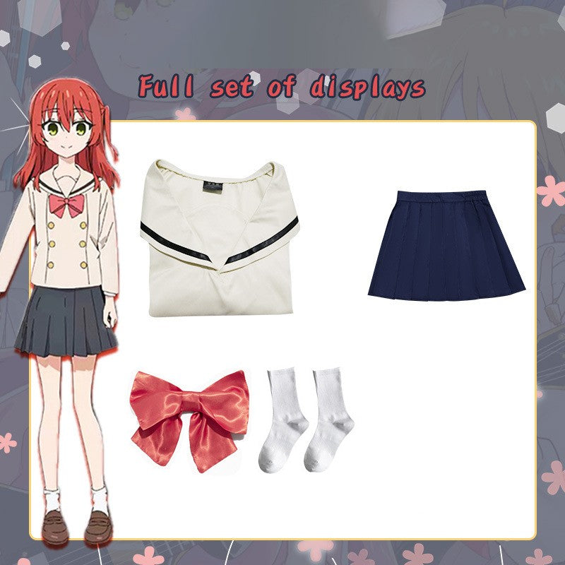 Yamada Ryo Kita Ikuyo Ijichi Nijika Gotoh Hitori Cosplay Costume BOCCHI THE ROCK! Adult Carnival Uniform Wig Anime Halloween