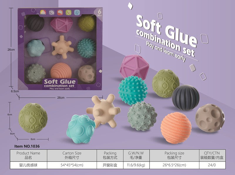 Baby Teething Toys 0-12 Months, Cartoon Animal Grab Ball with Numbers, Soft Chewable Block for Bath Time and Sensory Play