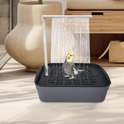 Nova Banheira Automática de Pássaros Papagaio Banheira Elétrica USB Circulando Água Banheira de Pássaros Chuveiro Fonte Suprimentos para Animais de Estimação