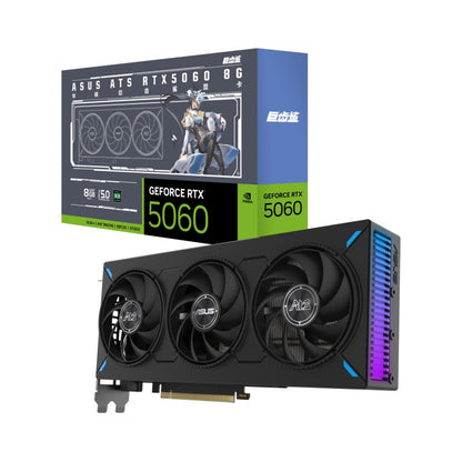 Placa de Vídeo ASUS PRIME ATS RTX 5060 8G O8G NVIDIA® GeForce RTX™ 5060 Nova