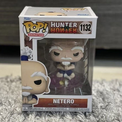 Hunter X Hunter Funko Pop Action Doll Model Anime Killua Zoldyck Kite Bisky Netero Sculpture Dolls Limited Edition Model Toys