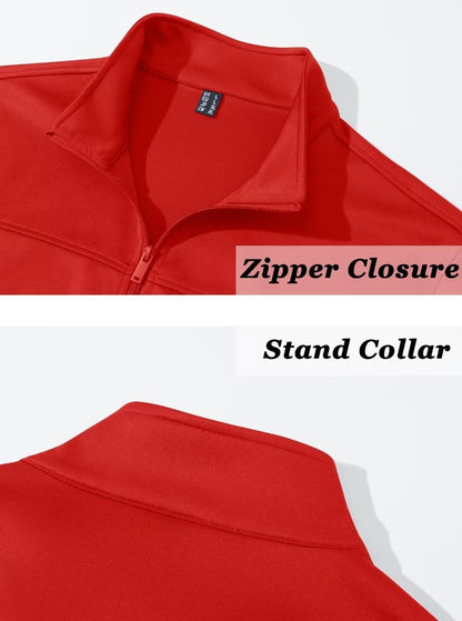 TACVASEN Spring Autumn Track Jackets Mens Lightweight Full Zip Sports Jacket Running Athletic Jackets Workout Fitness Outwear