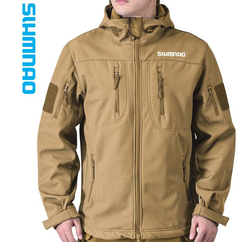 Conjunto de Jaqueta Tática Corta-vento, Impermeável e à Prova de Frio para Inverno 2025, Conjunto de Pesca, Jaqueta Grossa de Algodão Quente, Conjunto de Montanhismo