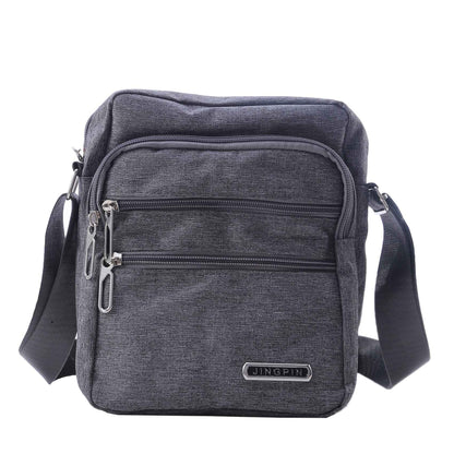 Men's Shoulder Bag Business Leisure Large Capacity Portable Handbag Zipper Multi Layer Waterproof Summer Male's Crossbody Bags